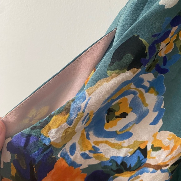 Anthropologie Silk Floral Slip Dress - Picture 4 of 5